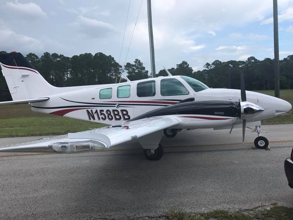 Aircraft painting project 182 by Flex Aero Painting