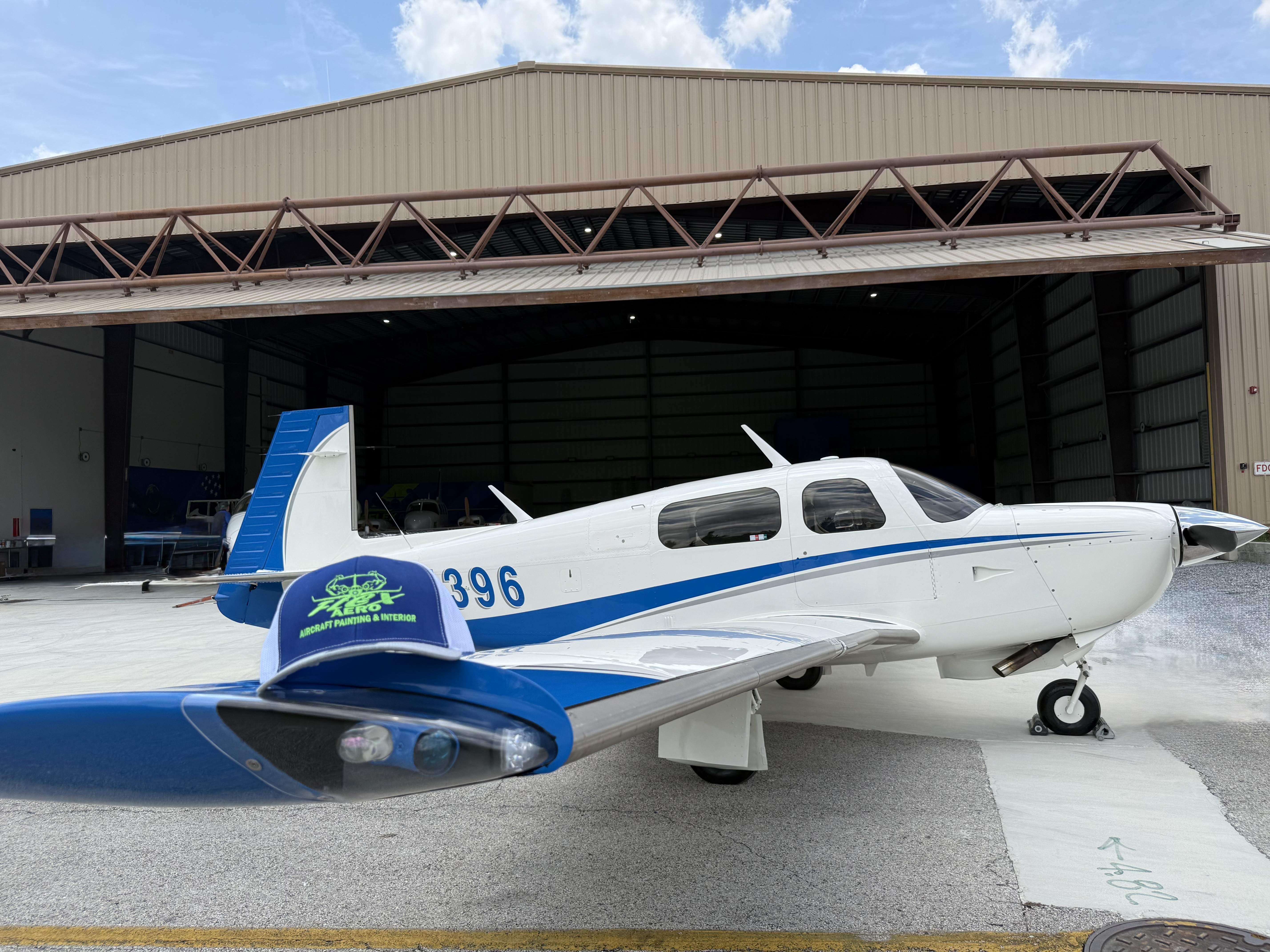 Aircraft painting project 207 by Flex Aero Painting