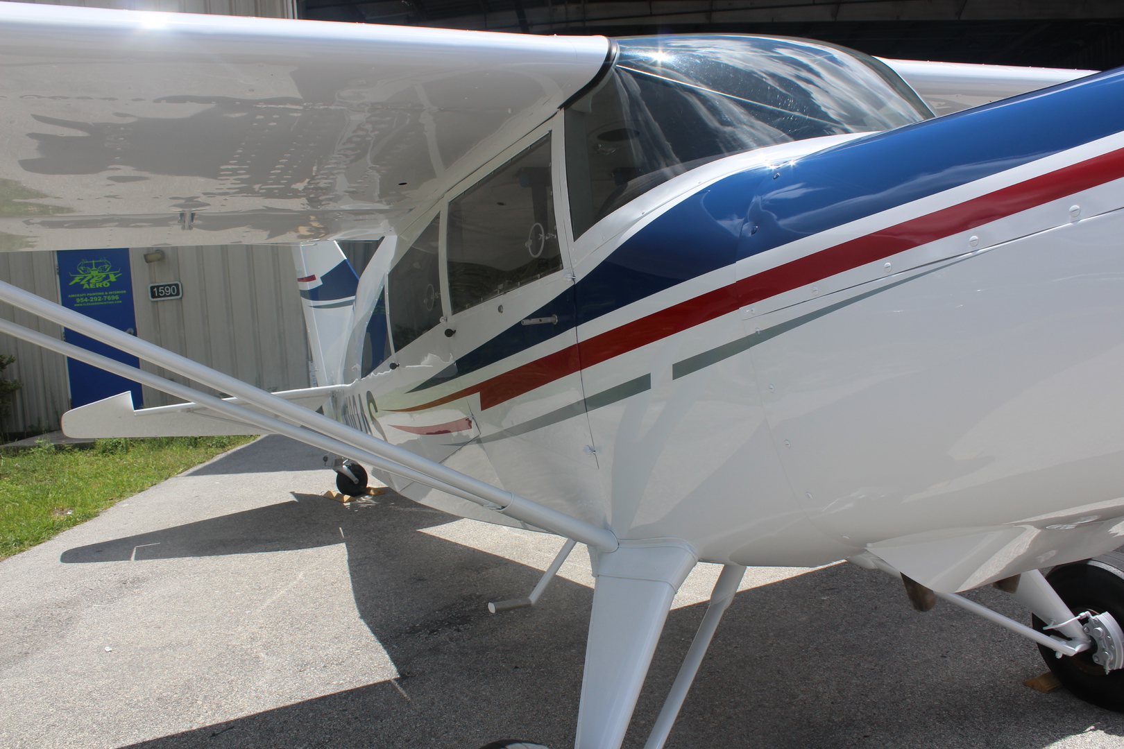 Aircraft painting project 244 by Flex Aero Painting